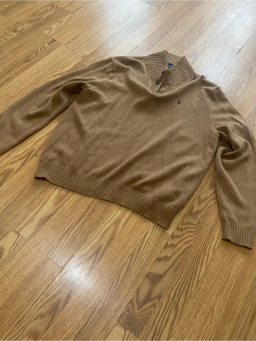 Polo by Ralph Lauren Men's Turtleneck Sweater in Camel